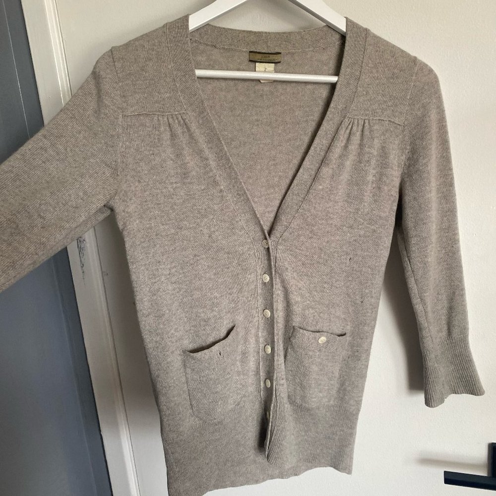 100% Cashmere JCrew cardigan that needs a little TLC but still rocks